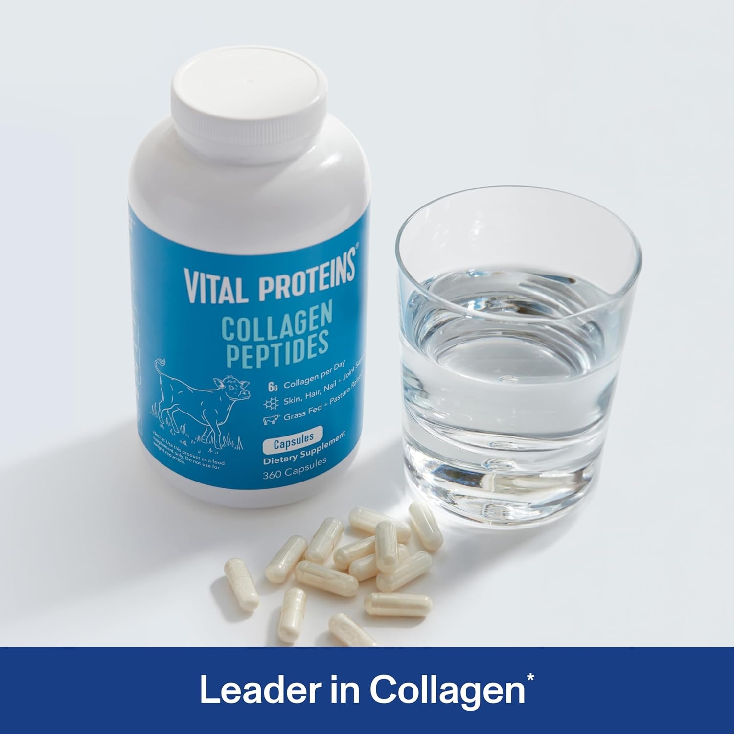image:imageVital Proteins Collagen Peptides Capsules for Women Collagen Supplement 360 Capsules