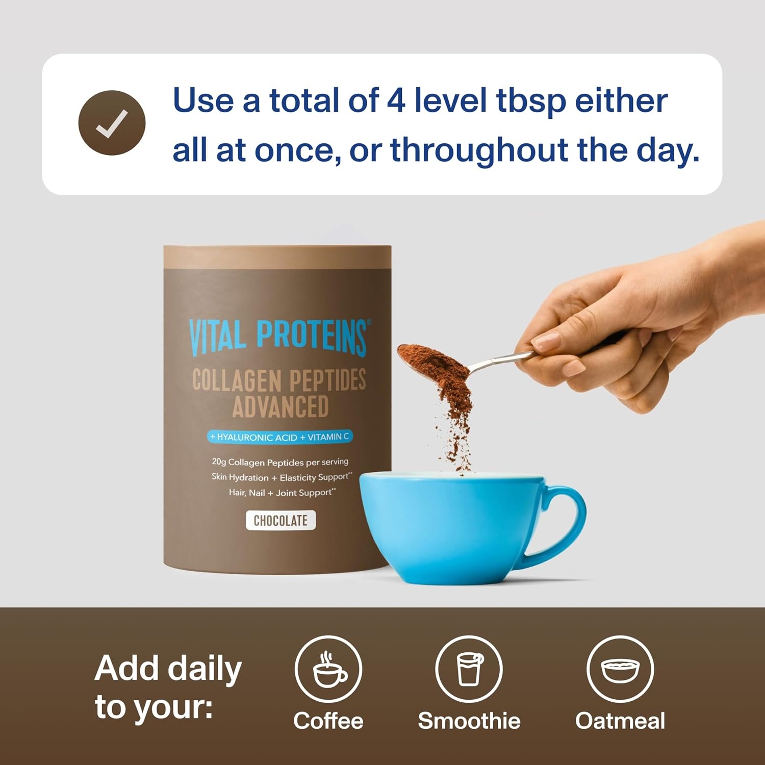 image:imageVital Proteins Collagen Peptides Powder Advanced Unflavored 20ozChocolate