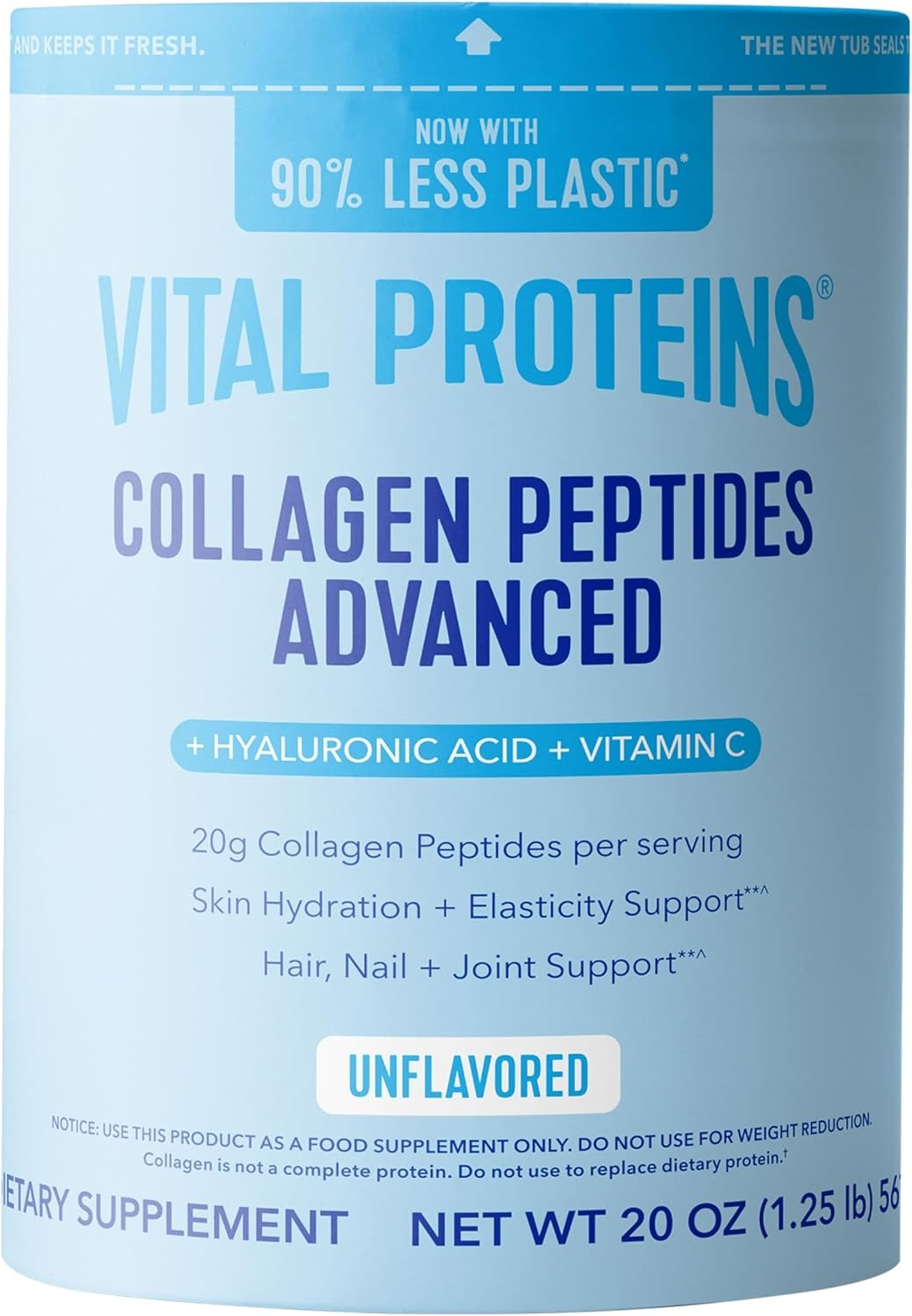 image:imageVital Proteins Collagen Peptides Powder Advanced Unflavored 20ozUnflavored