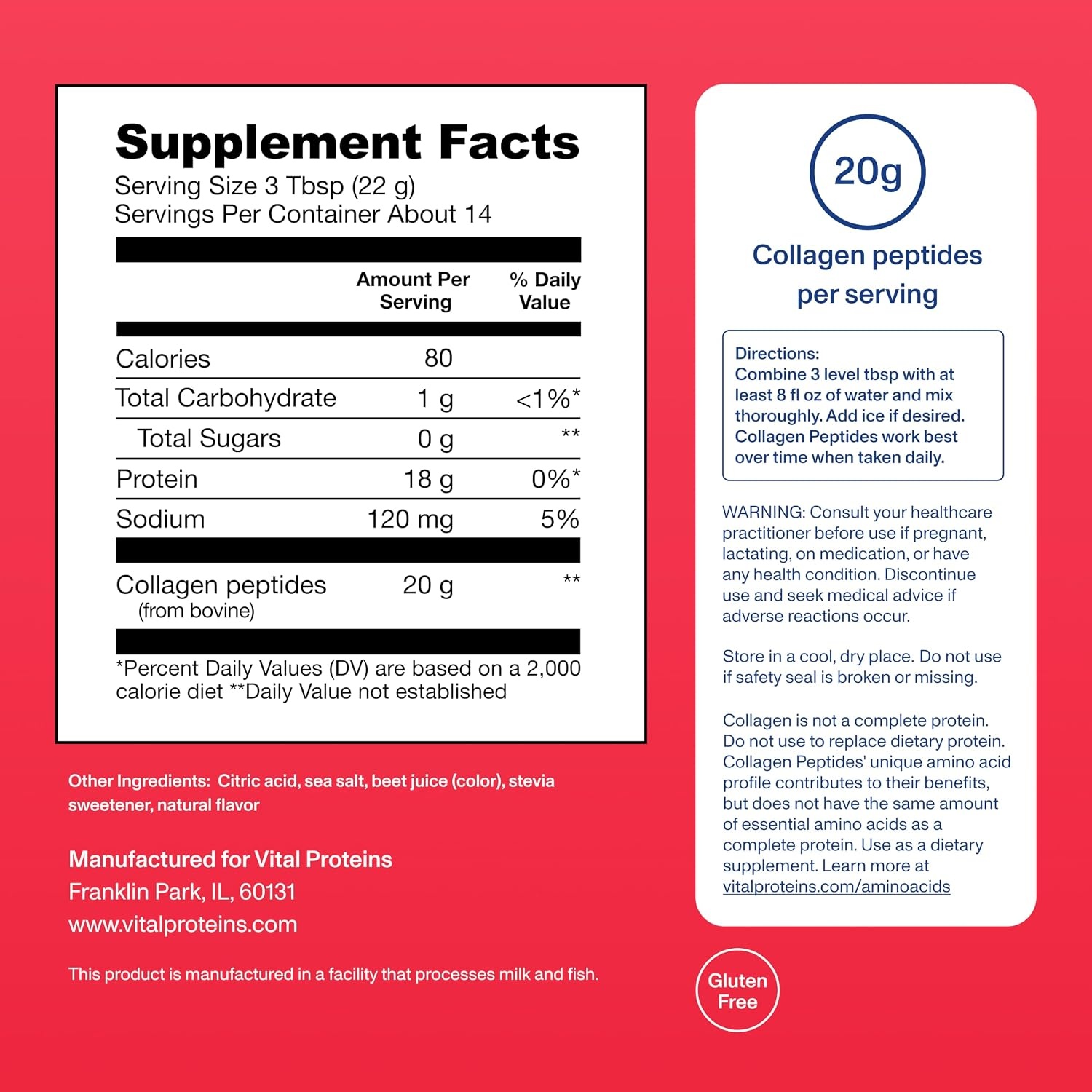 image:imageVital Proteins Collagen Peptides Powder Ice Pop Flavored Powder 10 oz