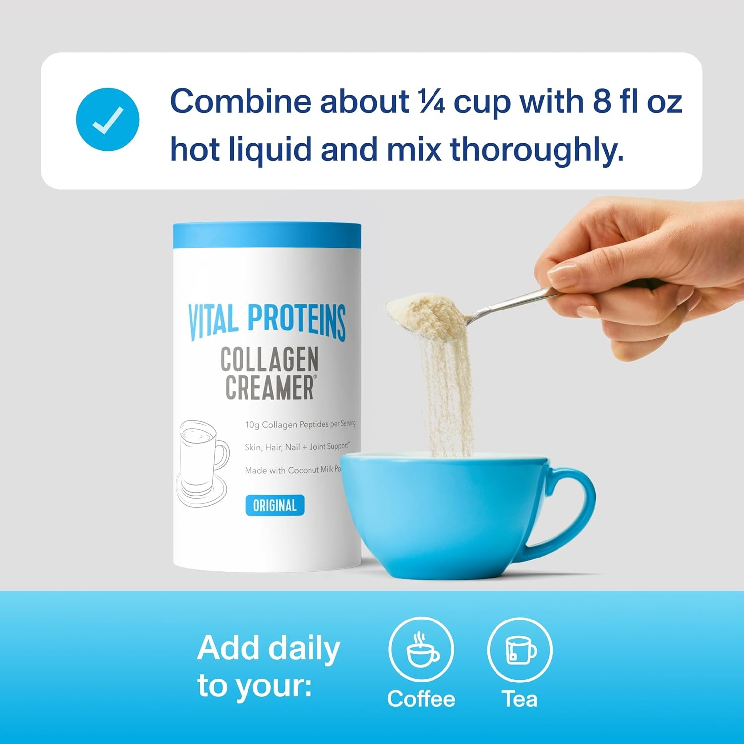 image:imageVital Proteins Collagen Peptides Powder Mocha Coffee Creamer 11ozOriginal