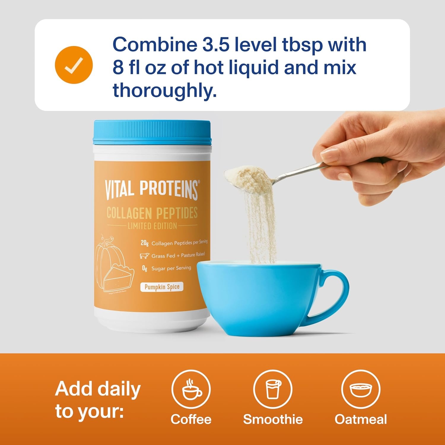 image:imageVital Proteins Collagen Peptides Powder Unflavored 933ozPumpkin Spice