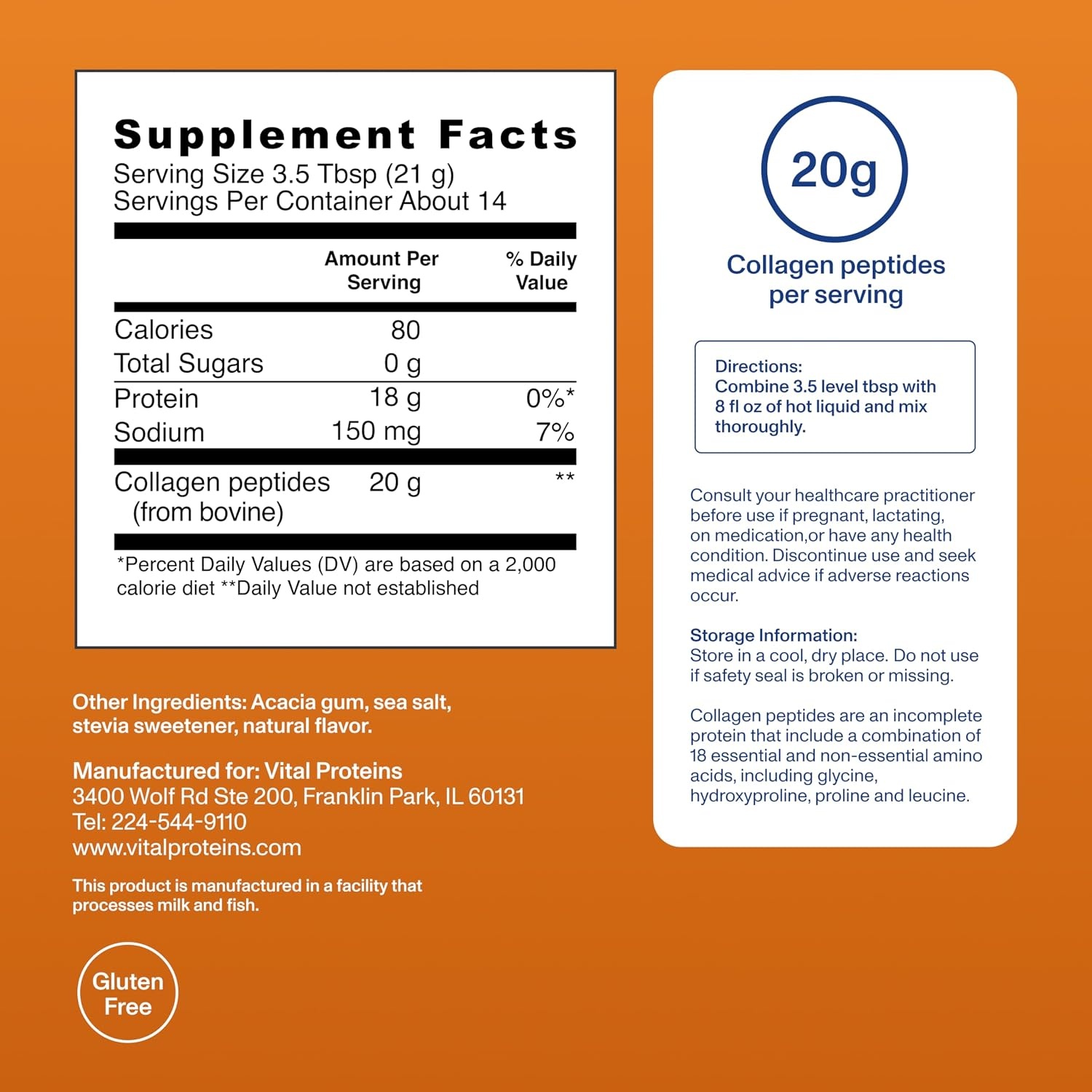 image:imageVital Proteins Collagen Peptides Powder Unflavored 933ozPumpkin Spice