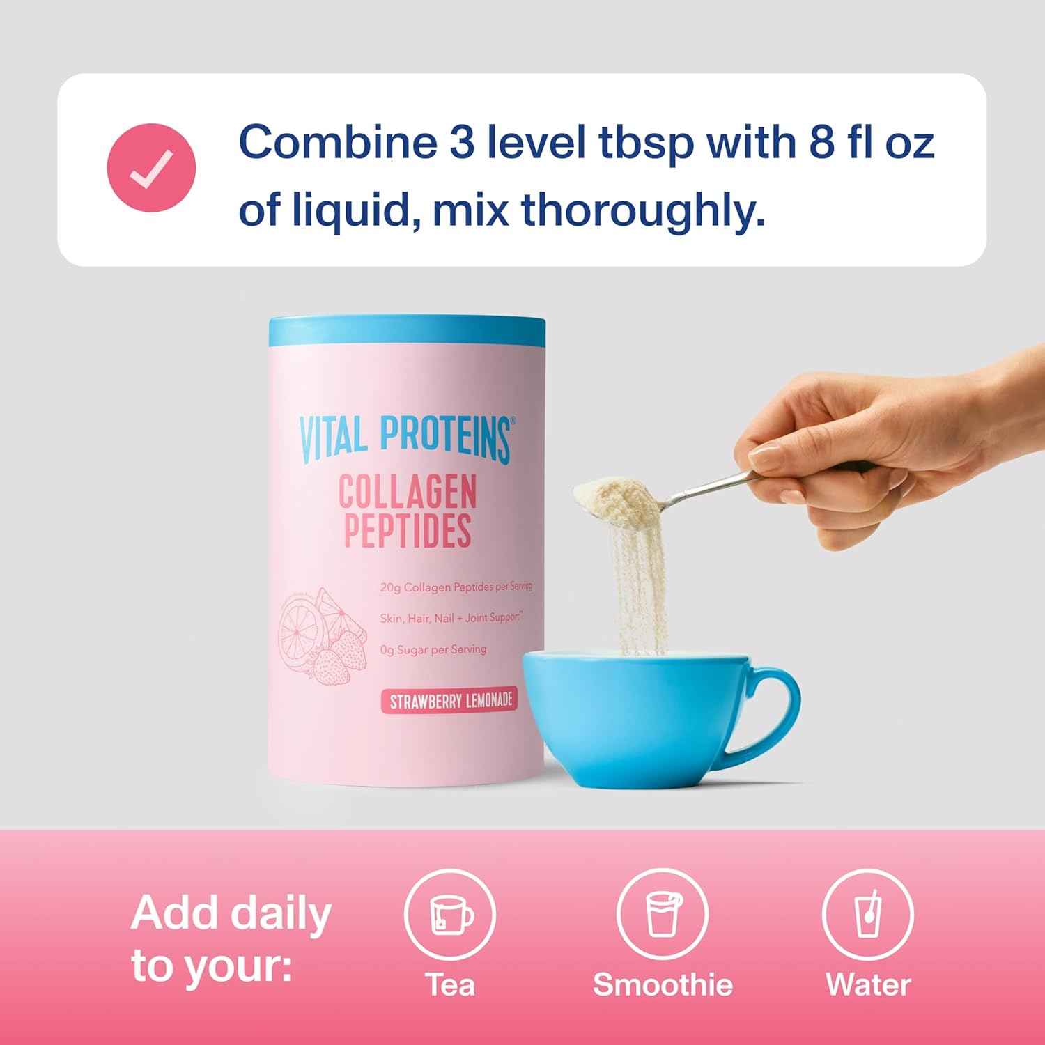 image:imageVital Proteins Collagen Peptides Powder Unflavored 933ozStrawberry Lemonade