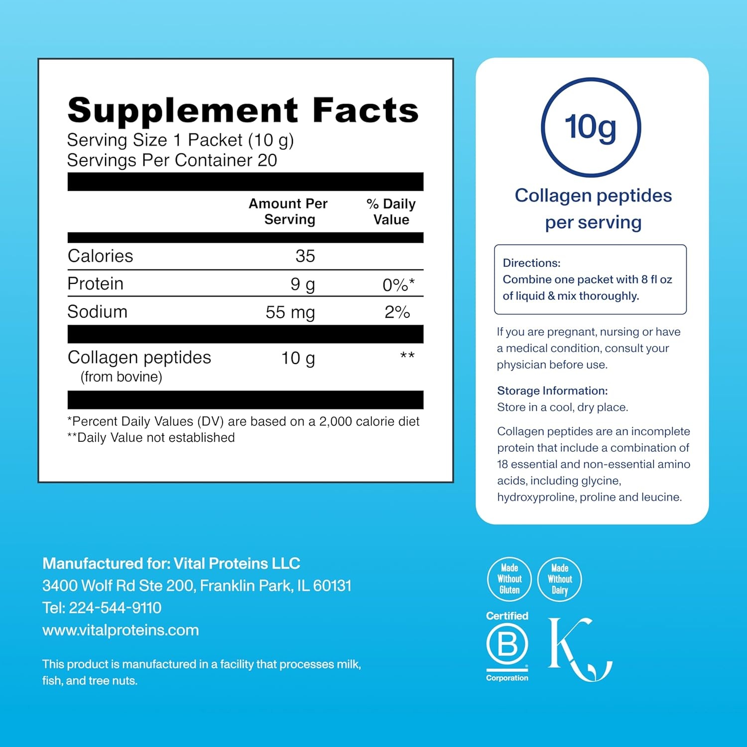 image:imageVital Proteins Collagen Peptides Powder Unflavored 933ozUnflavored