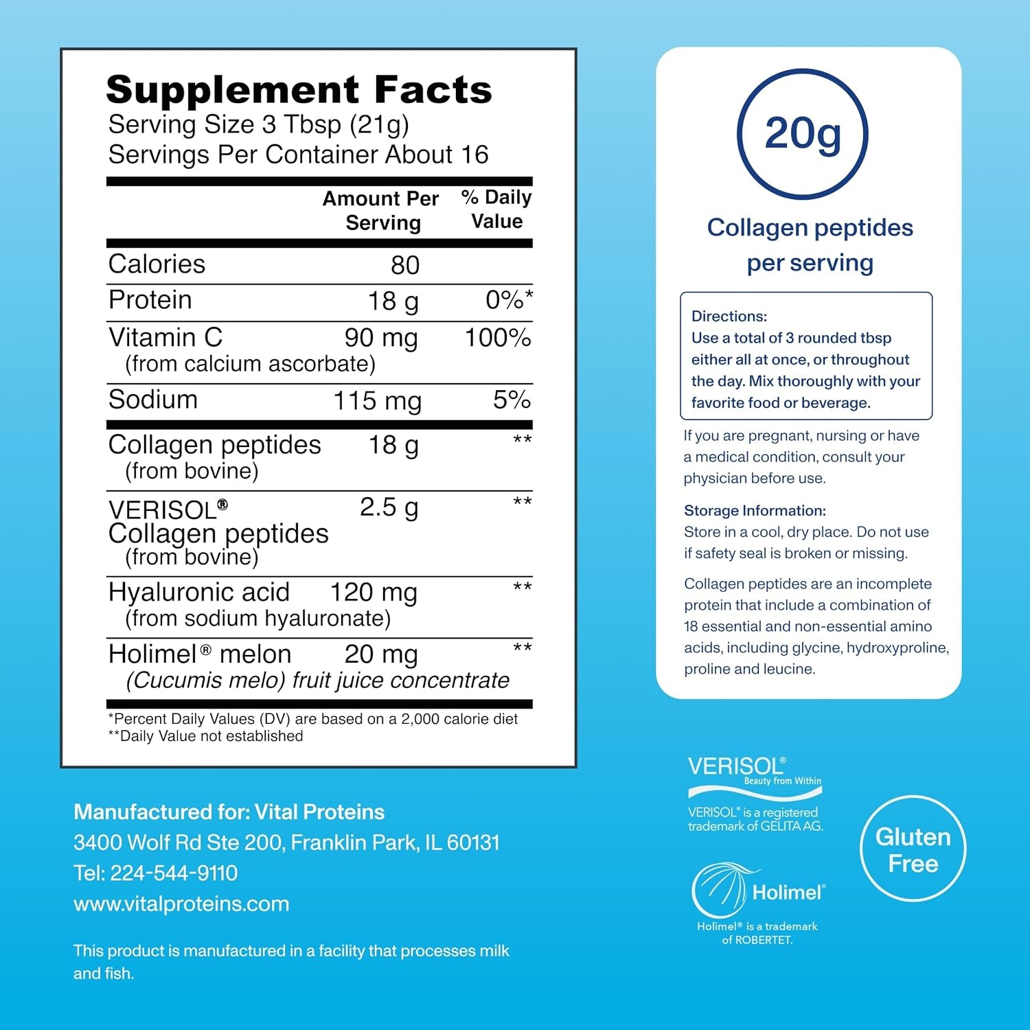 image:imageVital Proteins Collagen Peptides for Women Unflavored 119ozUnflavored