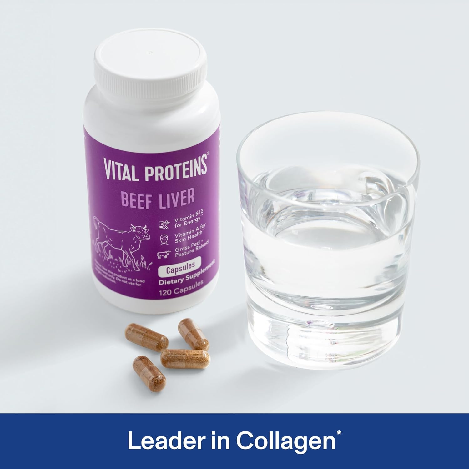 image:imageVital Proteins Grass Fed Beef Liver 120 Capsules