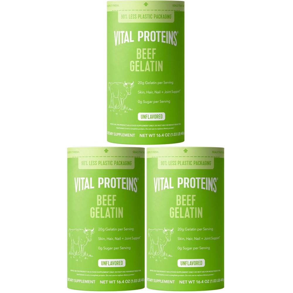 image:imageVital Proteins Beef Gelatin Powder GrassFed 164 oz164 Ounce Pack of 3