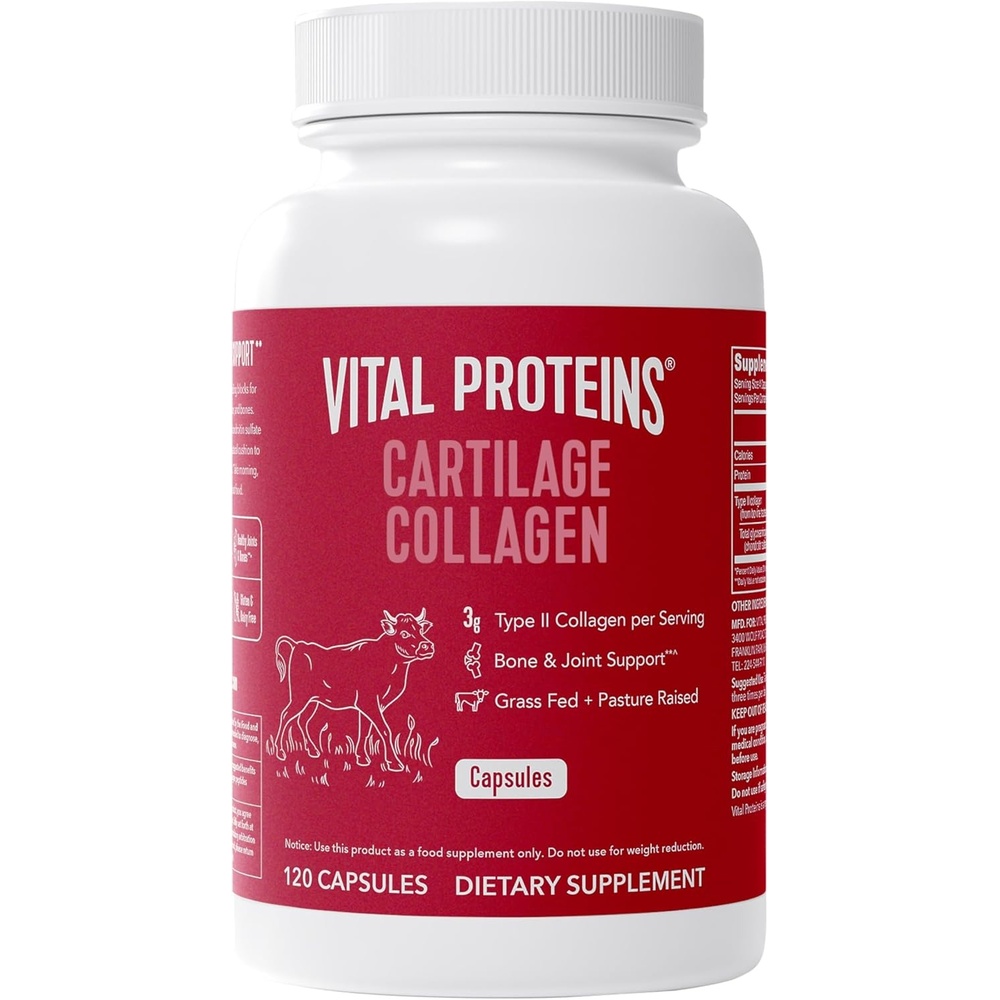 image:imageVital Proteins Cartilage Collagen Type II 120 Capsules120 Count Pack of 1