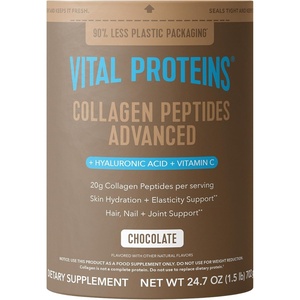 Vital Proteins Collagen Peptides Powder Advanced, Unflavored, 20oz(Chocolate)