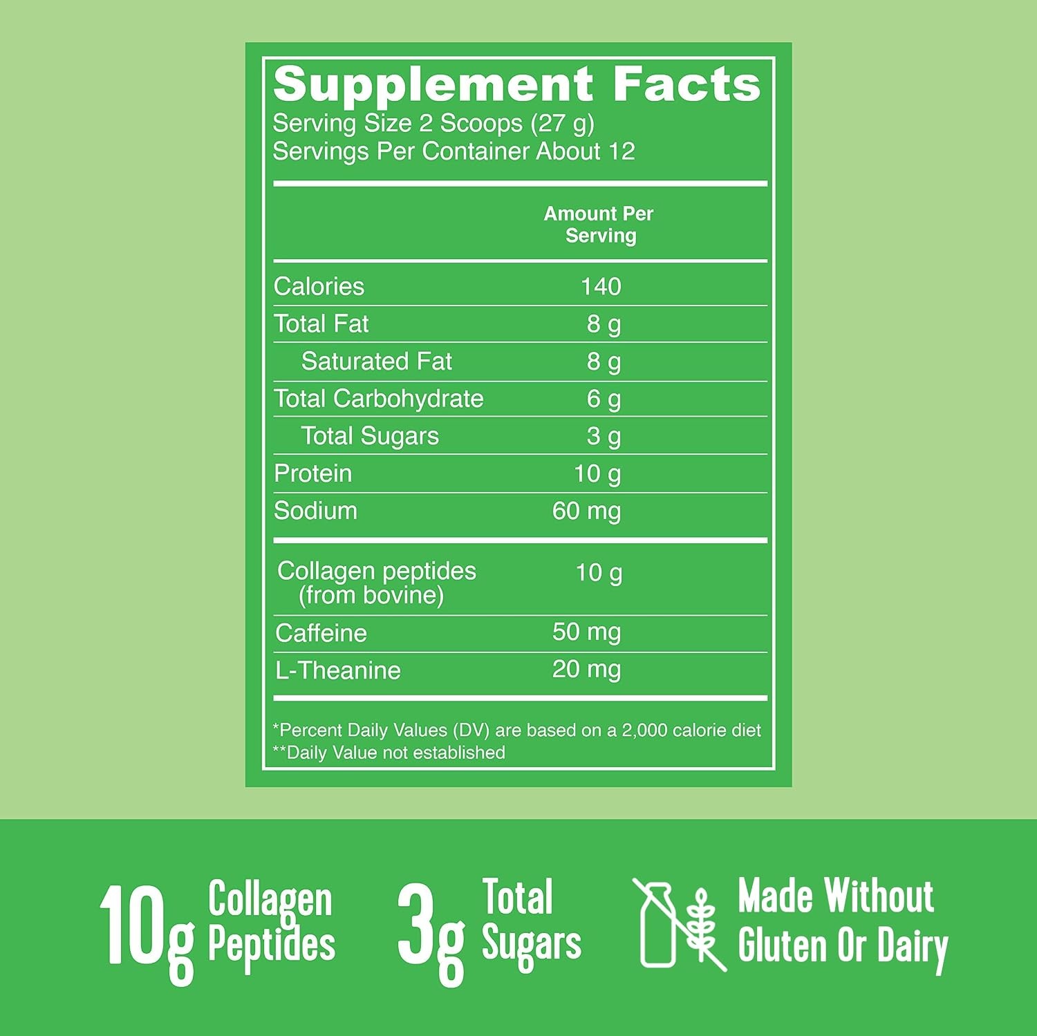 image:imageVital Proteins Matcha Collagen Peptides Powder 105oz116 Ounce Pack of 1