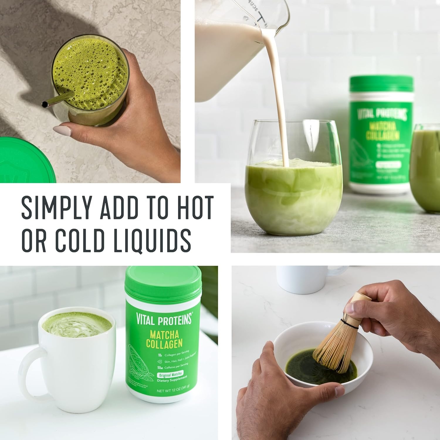 image:imageVital Proteins Matcha Collagen Peptides Powder 105oz12 Ounce Pack of 1